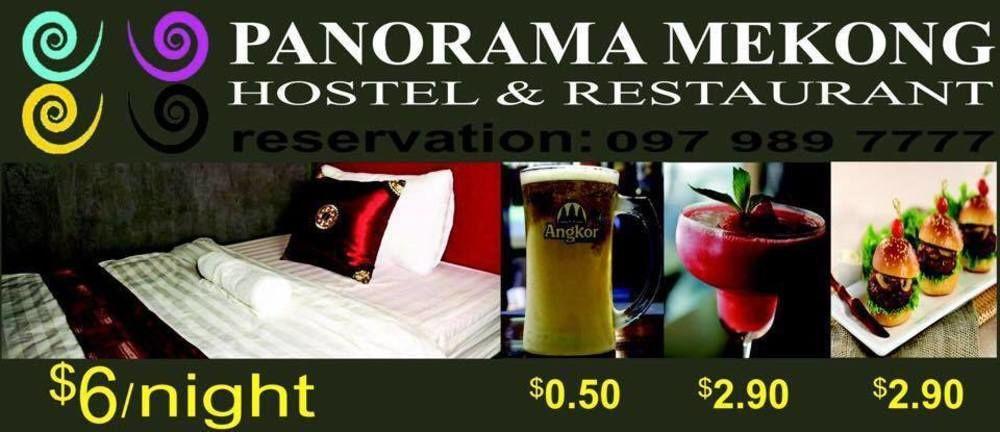 Panorama Mekong Hostel Phnom Penh Esterno foto